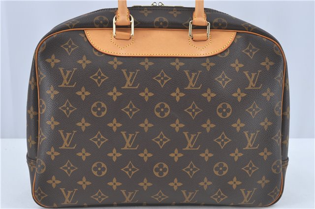 Authentic Louis Vuitton Monogram Deauville Hand Bag M47270 LV 9684C