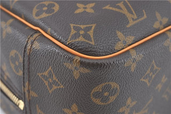 Authentic Louis Vuitton Monogram Deauville Hand Bag M47270 LV 9684C
