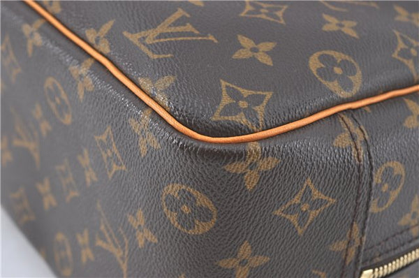 Authentic Louis Vuitton Monogram Deauville Hand Bag M47270 LV 9684C