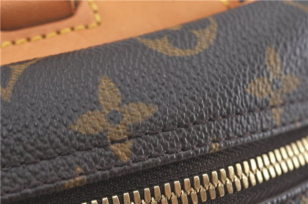 Authentic Louis Vuitton Monogram Deauville Hand Bag M47270 LV 9684C