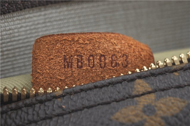 Authentic Louis Vuitton Monogram Deauville Hand Bag M47270 LV 9684C