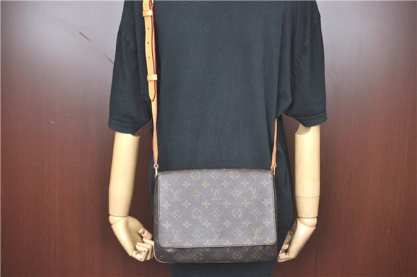 Auth Louis Vuitton Monogram Musette Tango Shoulder Cross Bag M51388 LV 9685B