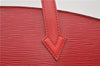 Authentic Louis Vuitton Epi Saint Jacques Hand Bag Purse Red M52277 LV 9685C