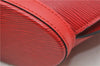 Authentic Louis Vuitton Epi Saint Jacques Hand Bag Purse Red M52277 LV 9685C