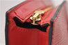 Authentic Louis Vuitton Epi Saint Jacques Hand Bag Purse Red M52277 LV 9685C