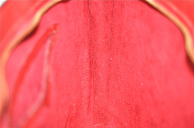 Authentic Louis Vuitton Epi Saint Jacques Hand Bag Purse Red M52277 LV 9685C