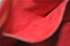 Authentic Louis Vuitton Epi Saint Jacques Hand Bag Purse Red M52277 LV 9685C