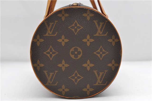 Authentic Louis Vuitton Monogram Papillon 30 Hand Bag M51385 LV 9686C