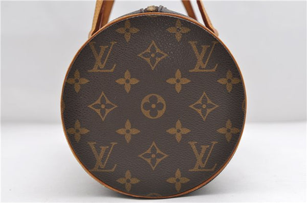Authentic Louis Vuitton Monogram Papillon 30 Hand Bag M51385 LV 9686C