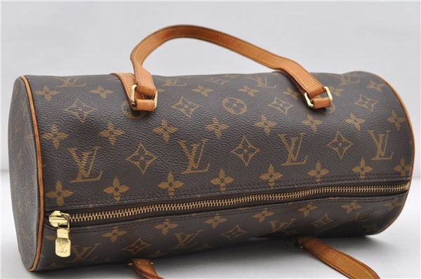 Authentic Louis Vuitton Monogram Papillon 30 Hand Bag M51385 LV 9686C