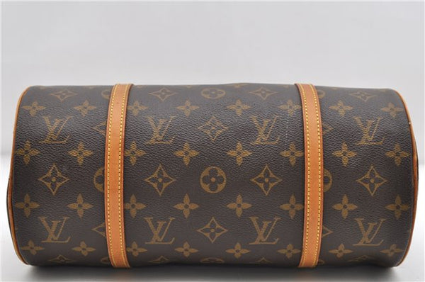 Authentic Louis Vuitton Monogram Papillon 30 Hand Bag M51385 LV 9686C