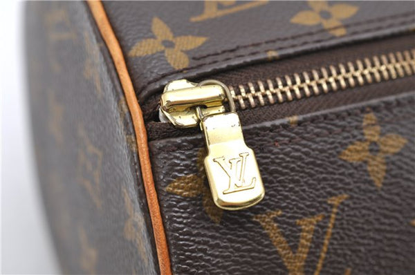 Authentic Louis Vuitton Monogram Papillon 30 Hand Bag M51385 LV 9686C