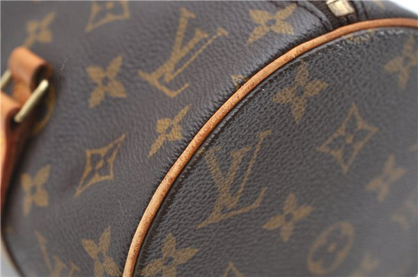 Authentic Louis Vuitton Monogram Papillon 30 Hand Bag M51385 LV 9686C