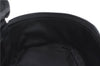 Authentic Christian Dior Trotter Vanity Bag Pouch Canvas Leather Black CD 9688C