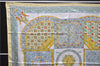 Authentic HERMES Carre 90 Scarf "CIELS BYZANTINS" Silk Yellow 9689C