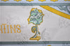 Authentic HERMES Carre 90 Scarf "CIELS BYZANTINS" Silk Yellow 9689C