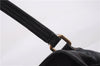 Authentic PRADA Vintage Tassel Shoulder Drawstring Bag Leather Black 9689E