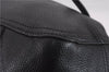 Authentic PRADA Vintage Tassel Shoulder Drawstring Bag Leather Black 9689E