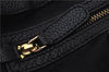 Authentic PRADA Vintage Tassel Shoulder Drawstring Bag Leather Black 9689E