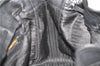Authentic PRADA Vintage Tassel Shoulder Drawstring Bag Leather Black 9689E