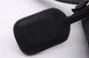 Authentic PRADA Vintage Tassel Shoulder Drawstring Bag Leather Black 9689E