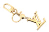 Authentic Louis Vuitton Porte Cles LV Facet Charm Key Ring Gold M65216 LV 9690C