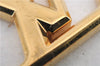 Authentic Louis Vuitton Porte Cles LV Facet Charm Key Ring Gold M65216 LV 9690C