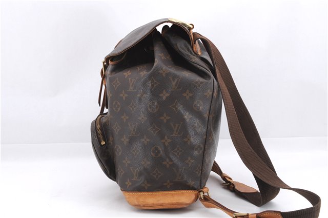 Authentic Louis Vuitton Monogram Montsouris GM Backpack M51135 LV 9692D