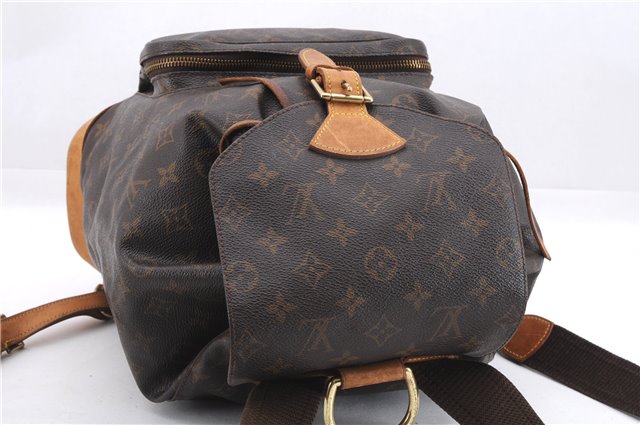 Authentic Louis Vuitton Monogram Montsouris GM Backpack M51135 LV 9692D