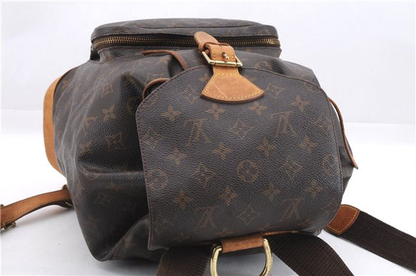 Authentic Louis Vuitton Monogram Montsouris GM Backpack M51135 LV 9692D