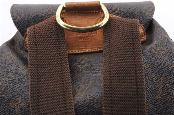 Authentic Louis Vuitton Monogram Montsouris GM Backpack M51135 LV 9692D