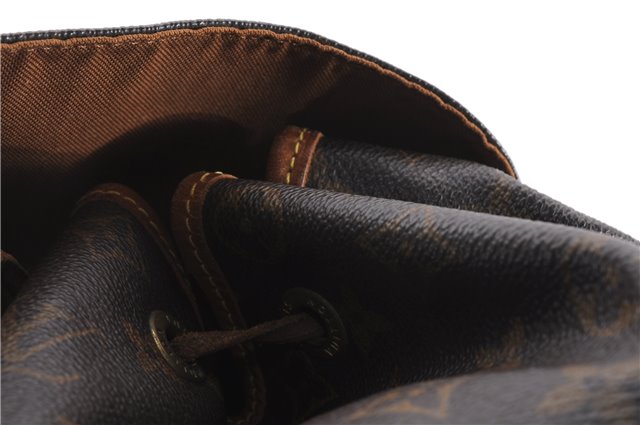 Authentic Louis Vuitton Monogram Montsouris GM Backpack M51135 LV 9692D