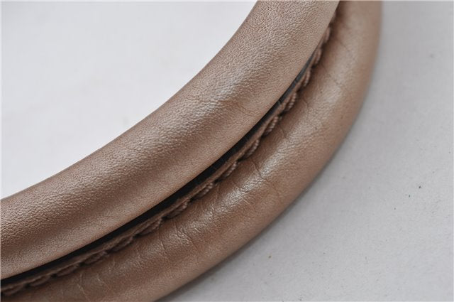 Authentic GUCCI Vintage Sukey Shoulder Tote Bag Leather 211944 Beige 9692F