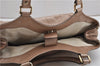 Authentic GUCCI Vintage Sukey Shoulder Tote Bag Leather 211944 Beige 9692F
