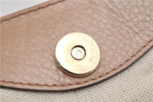 Authentic GUCCI Vintage Sukey Shoulder Tote Bag Leather 211944 Beige 9692F