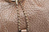 Authentic GUCCI Vintage Sukey Shoulder Tote Bag Leather 211944 Beige 9692F