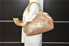 Authentic GUCCI Vintage Sukey Shoulder Tote Bag Leather 211944 Beige 9692F