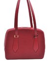 Authentic Louis Vuitton Epi Voltaire Shoulder Tote Bag Purse Red M52437 LV 9695D