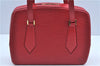 Authentic Louis Vuitton Epi Voltaire Shoulder Tote Bag Purse Red M52437 LV 9695D