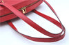 Authentic Louis Vuitton Epi Voltaire Shoulder Tote Bag Purse Red M52437 LV 9695D