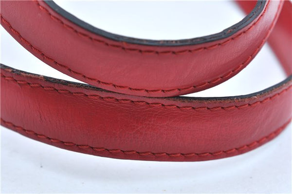 Authentic Louis Vuitton Epi Voltaire Shoulder Tote Bag Purse Red M52437 LV 9695D