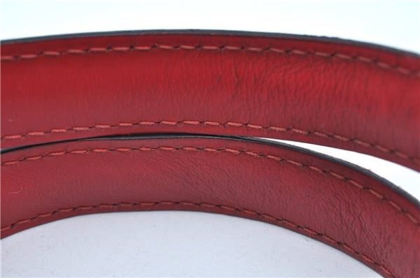 Authentic Louis Vuitton Epi Voltaire Shoulder Tote Bag Purse Red M52437 LV 9695D