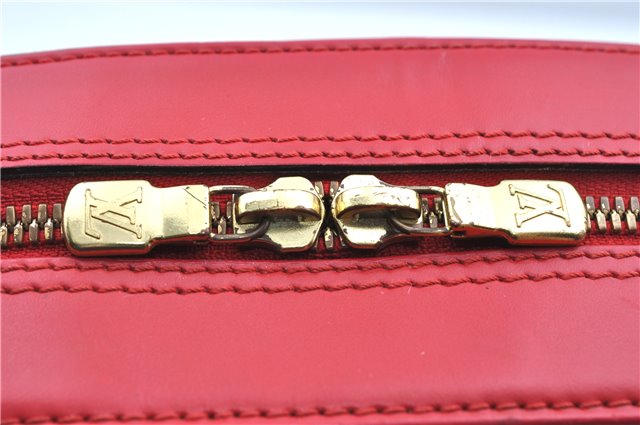 Authentic Louis Vuitton Epi Voltaire Shoulder Tote Bag Purse Red M52437 LV 9695D