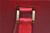 Authentic Louis Vuitton Epi Voltaire Shoulder Tote Bag Purse Red M52437 LV 9695D
