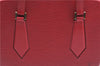 Authentic Louis Vuitton Epi Voltaire Shoulder Tote Bag Purse Red M52437 LV 9695D