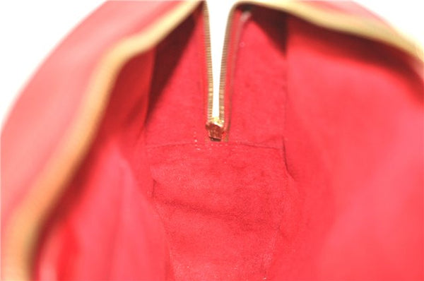 Authentic Louis Vuitton Epi Voltaire Shoulder Tote Bag Purse Red M52437 LV 9695D
