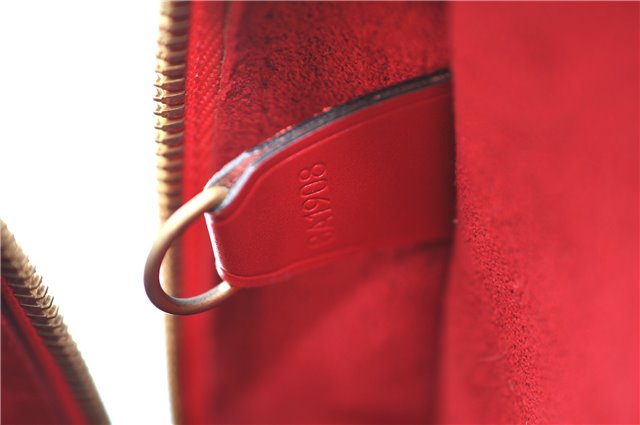 Authentic Louis Vuitton Epi Voltaire Shoulder Tote Bag Purse Red M52437 LV 9695D