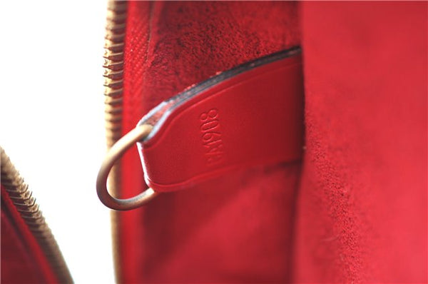 Authentic Louis Vuitton Epi Voltaire Shoulder Tote Bag Purse Red M52437 LV 9695D