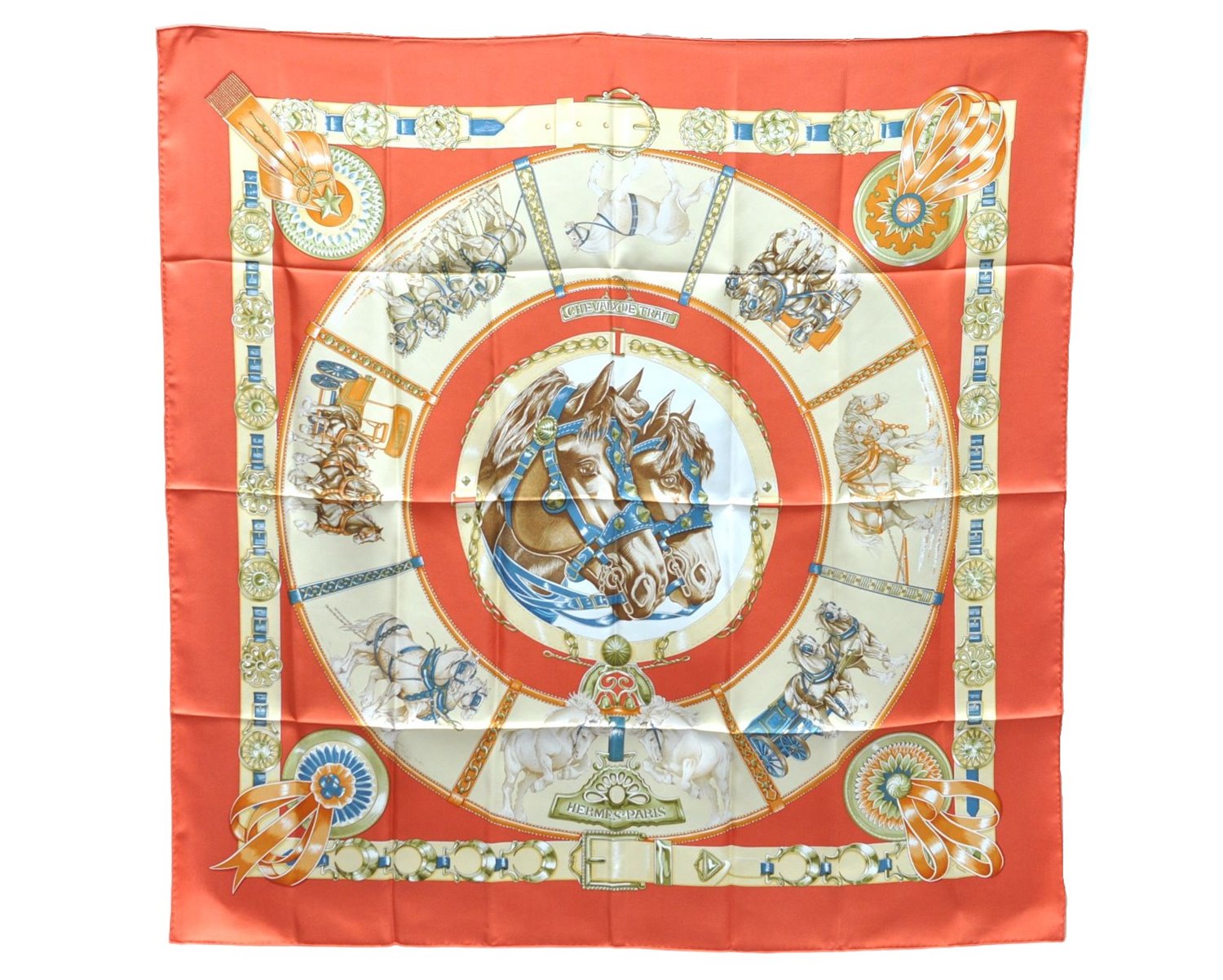 Authentic HERMES Carre 90 Scarf 