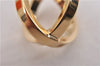 Authentic HERMES Scarf Ring Cosmos Bijouterie Fantaisie Gold Tone Box 9696F
